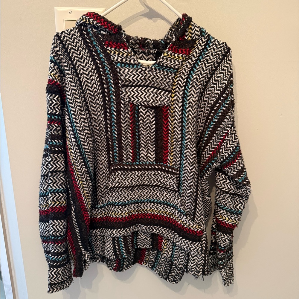 Multicolor Patterned Women's Hoodie